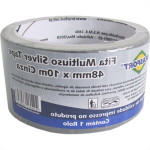Fita Silver Tape Brasfort Cinza 48Mmx10M