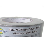 Fita Silver Tape Brasfort Cinza 48Mmx50M