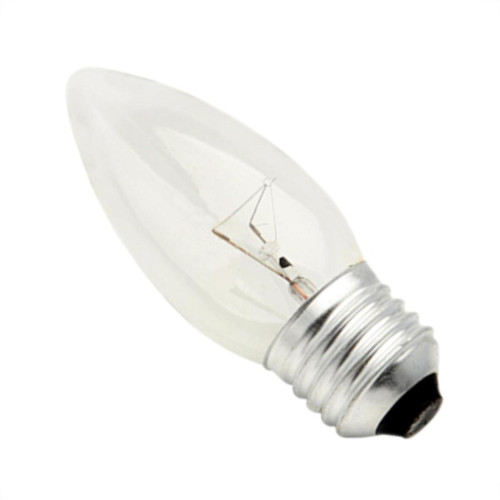 Lampada Vela Lisa Clara E27 40X127 Brasfort - Kit C/10 Unidades