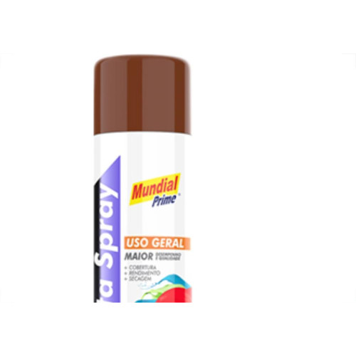 Spray Mundial Geral Marrom 400Ml