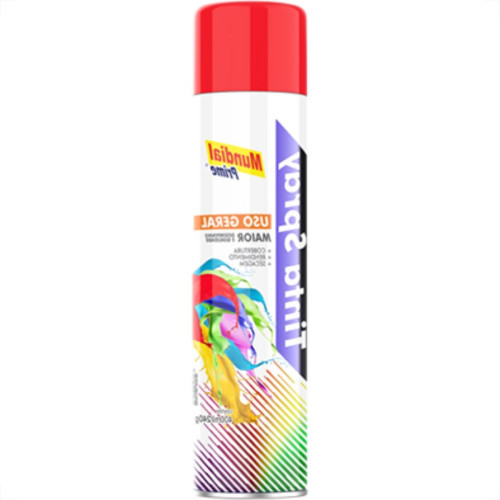 Spray Mundial Geral Vermelho 400Ml