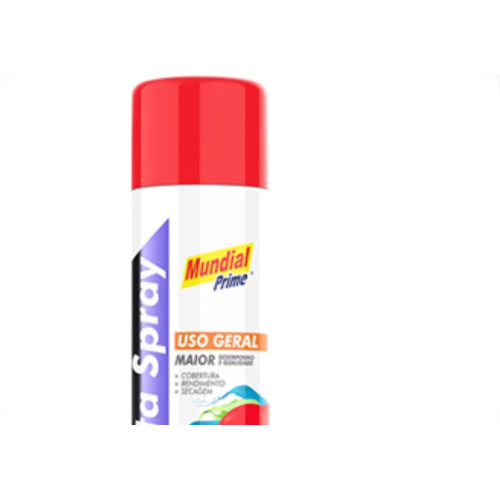 Spray Mundial Geral Vermelho 400Ml