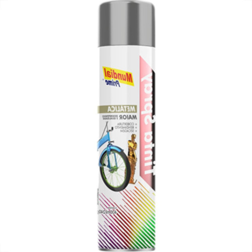 Spray Mundial Metalica Aluminio 400Ml