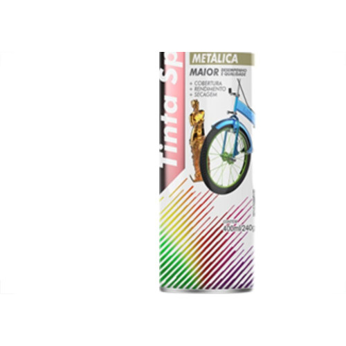 Spray Mundial Metalica Aluminio 400Ml