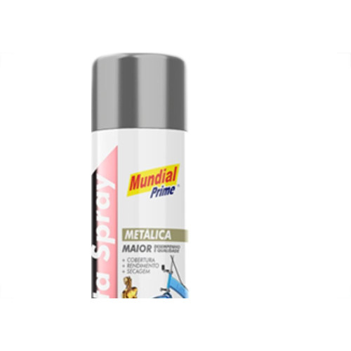 Spray Mundial Metalica Aluminio 400Ml