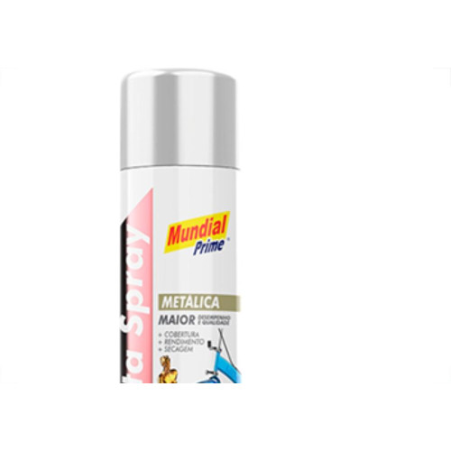 Spray Mundial Metalica Cromado 400Ml