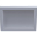 Nicho Banheiro Sob Branco 28X40 Metasul