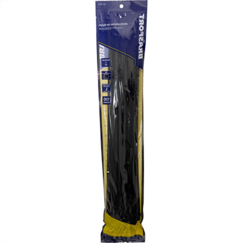 Abracadeira Nylon Brasfort 4,8X500 Preto C/100