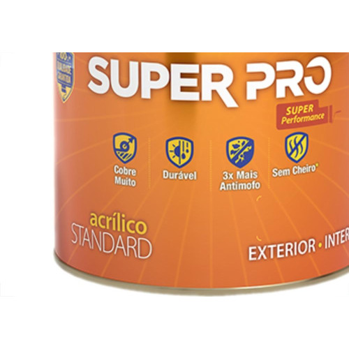 Latex Eucatex Super Pro Galao 3,6 Litros Branco