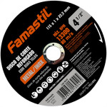 Disco Sped/Inox Famastil 4.1/2X7/8X1,0 - Kit C/10 Unidades