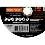 Disco Sped/Inox Famastil 4.1/2X7/8X1,0 - Kit C/10 Unidades