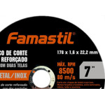 Disco Sped/Inox Famastil 7X7/8X1,6 - Kit C/10 Unidades