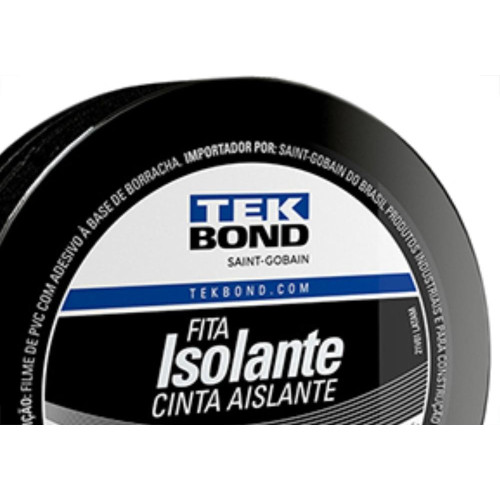 Fita Isolante Tekbond 20Mts - Kit C/10 Unidades