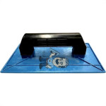Desempenadeira Pvc Giraldi Azul Corrugada 16X28