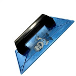 Desempenadeira Pvc Giraldi Azul Corrugada 16X28