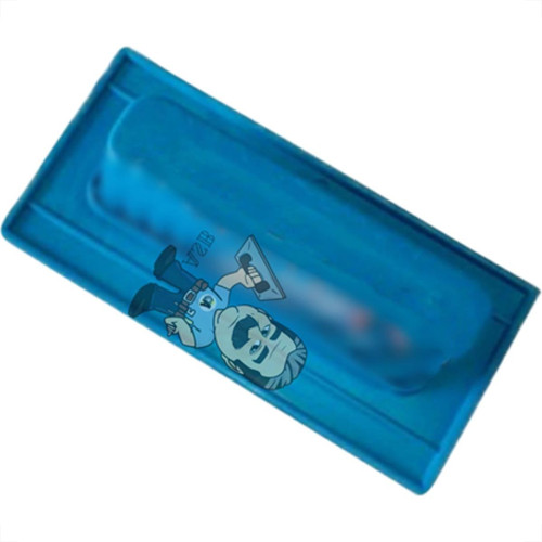 Desempenadeira Pvc Giraldi Azul Lisa 08X16
