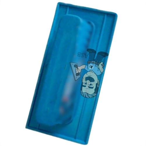 Desempenadeira Pvc Giraldi Azul Lisa 08X16