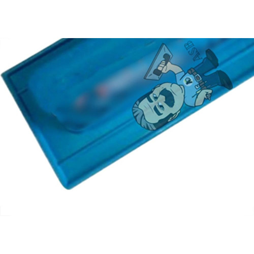 Desempenadeira Pvc Giraldi Azul Lisa 08X16