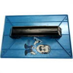 Desempenadeira Pvc Giraldi Azul Lisa 22X34