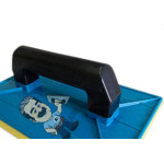 Desempenadeira Pvc Giraldi Azul C/Espuma 18X30