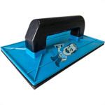 Desempenadeira Pvc Giraldi Azul C/Borracha 18X30