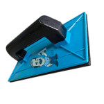 Desempenadeira Pvc Giraldi Azul C/Borracha 18X30