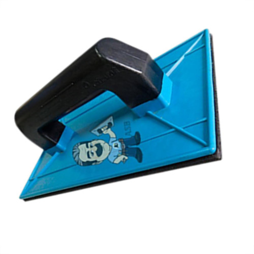 Desempenadeira Pvc Giraldi Azul C/Borracha 18X30