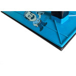 Desempenadeira Pvc Giraldi Azul C/Borracha 18X30