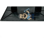 Desempenadeira Pvc Giraldi Preto Corrugada 16X28