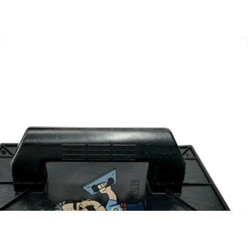 Desempenadeira Pvc Giraldi Preto Corrugada 22X34