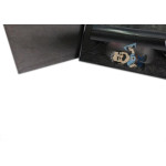 Desempenadeira Pvc Giraldi Preto C/Borracha 18X30