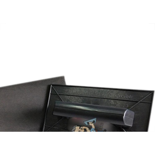 Desempenadeira Pvc Giraldi Preto C/Borracha 18X30