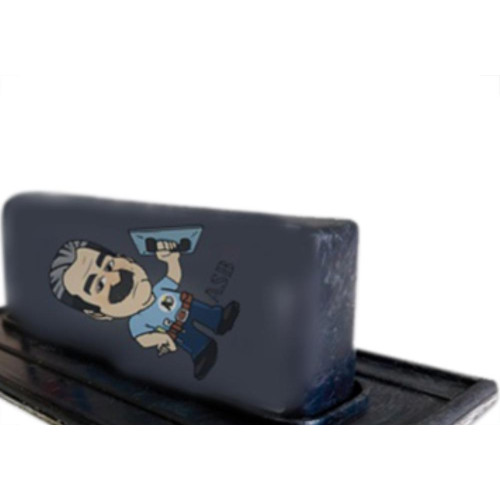 Desempenadeira Pvc Giraldi Preto Lisa 08X16