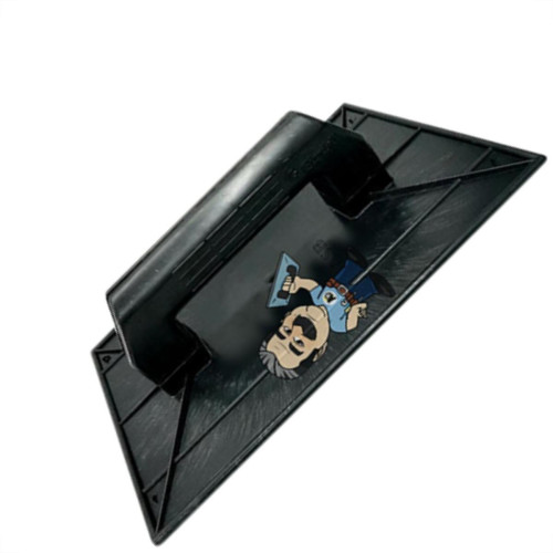 Desempenadeira Pvc Giraldi Preto Lisa 16X28