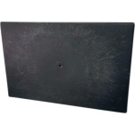 Desempenadeira Pvc Giraldi Preto Lisa 18X30