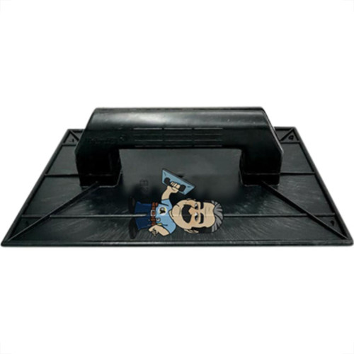 Desempenadeira Pvc Giraldi Preto Lisa 18X30