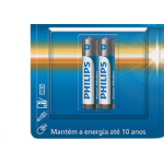 Pilha Alcalina Philips Palito Aaa2 C/2