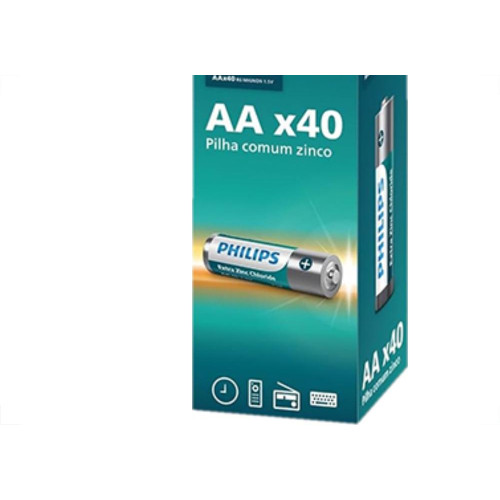 Pilha Philips Aa4 Display Torre C/40