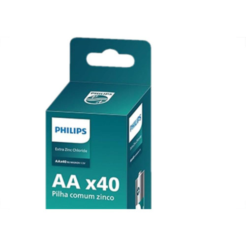 Pilha Philips Aa4 Display Torre C/40