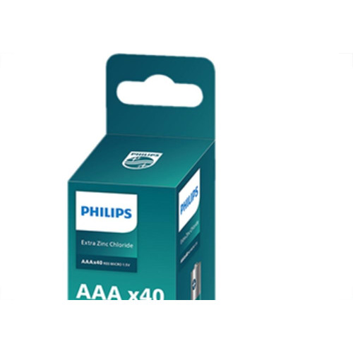 Pilha Philips Aaa4 Display Torre C/40