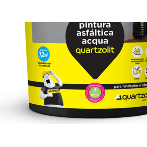Quartzolit Asfaltico Acqua Galao 3.6L