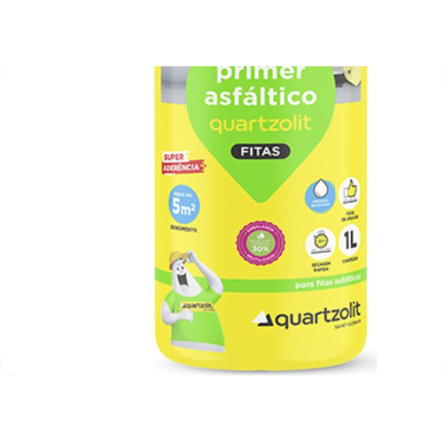 Quartzolit Primer Asfaltico Frasco 1Lt