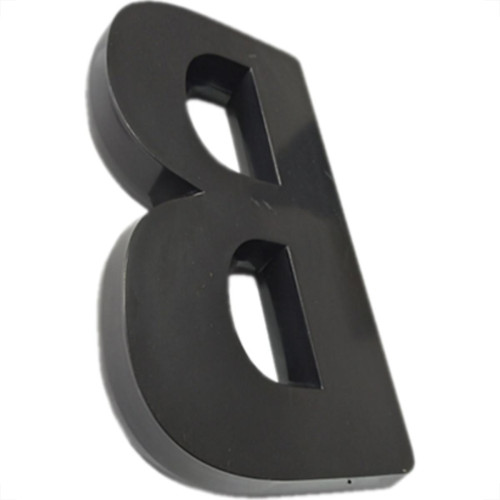Letra 3D Deplasti Pvc 13Cm Preto