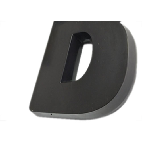Letra 3D Deplasti Pvc 13Cm Preto