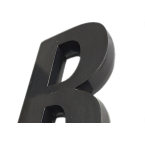 Letra 3D Deplasti Pvc 13Cm Preto