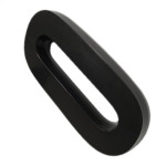 Numero 3D Pvc Deplasti 0 Preto 13Cm