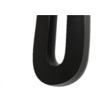 Numero 3D Pvc Deplasti 0 Preto 13Cm