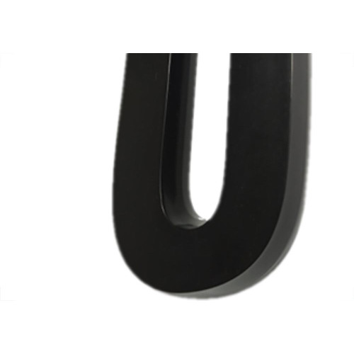 Numero 3D Pvc Deplasti 0 Preto 13Cm