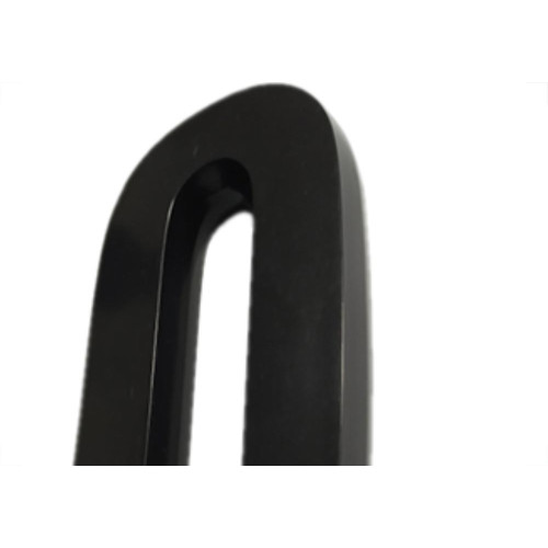 Numero 3D Pvc Deplasti 0 Preto 13Cm