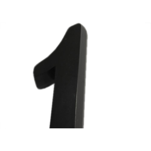 Numero 3D Pvc Deplasti 1 Preto 13Cm